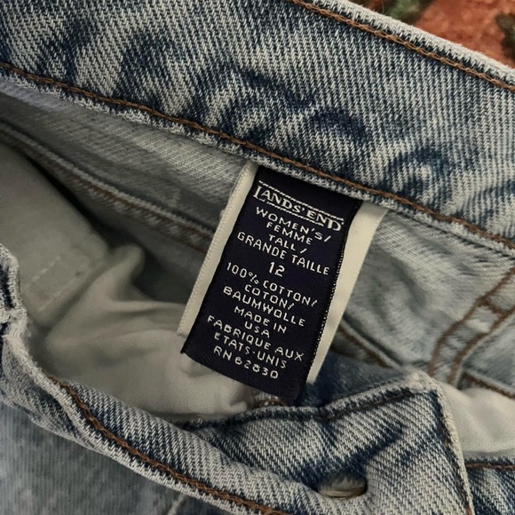 Lands' End Light high waisted Jeans - Picture 2 of 3